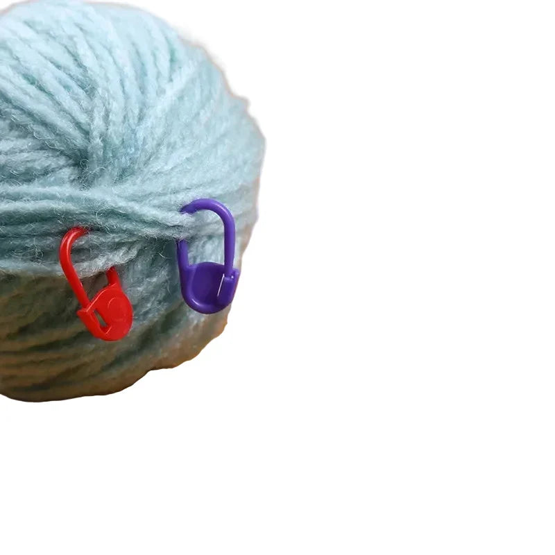 Yarnly 20-teiliges Maschenmarkierer-Set aus Kunststoff – Verschließbare Markierer für Stricken und Häkeln