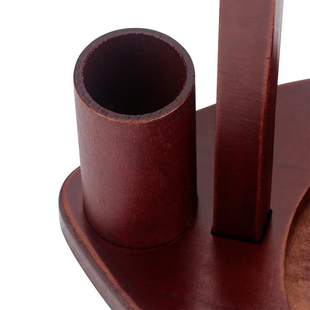 Yarnly Magnetischer Wollhalter aus Holz mit 360°-Rotation – Knäuel-Organizer mit Häkelnadel-Aufbewahrung
