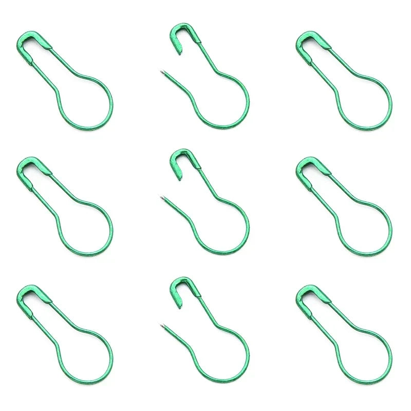 Yarnly 100er-Set Sicherheitsnadeln aus Edelstahl – Markierer für Stricken, Nähen und Handarbeiten