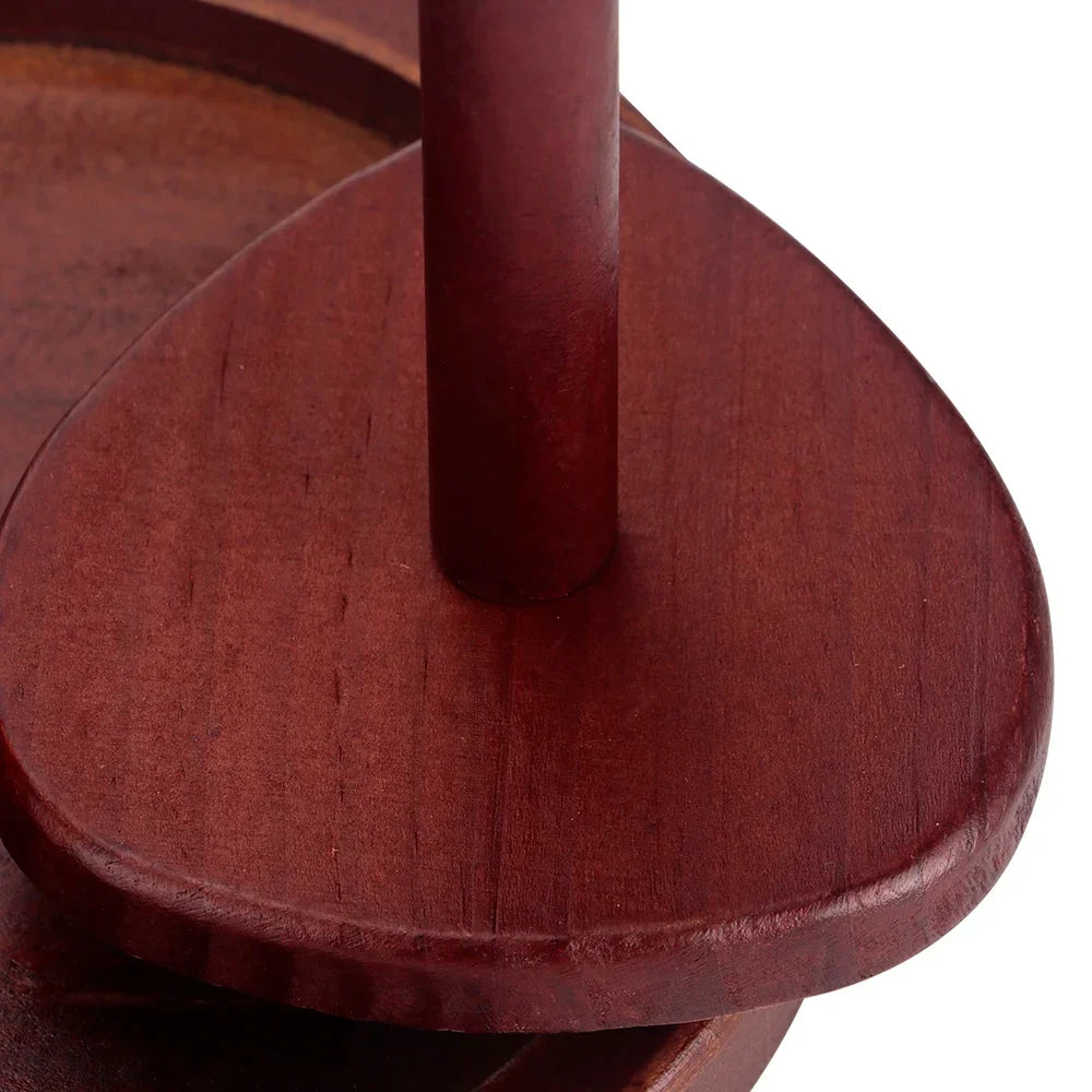 Yarnly Magnetischer Wollhalter aus Holz mit 360°-Rotation – Knäuel-Organizer mit Häkelnadel-Aufbewahrung
